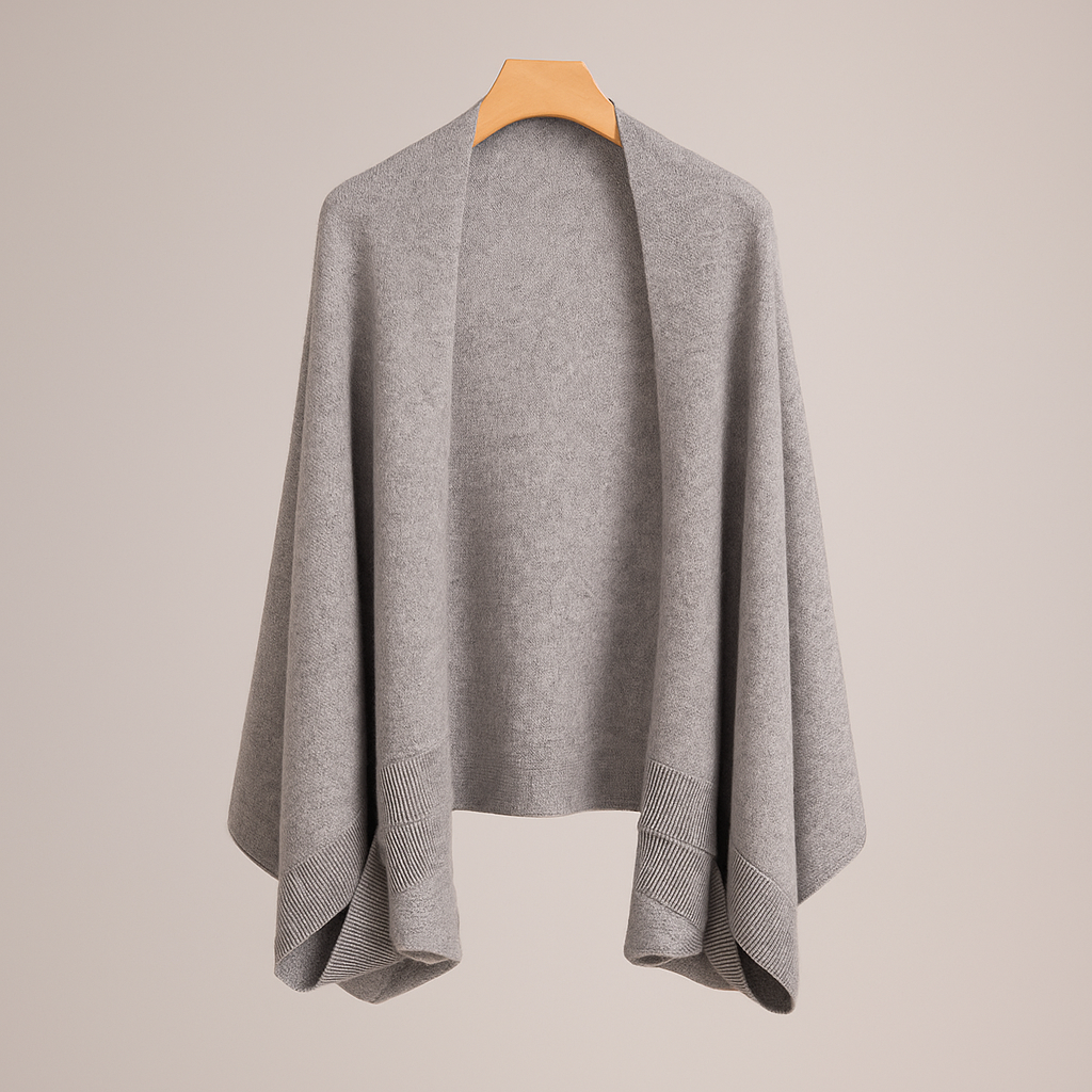 Maja - Wełniany, narzutkowy sweter z rzemieślniczymi akcentami